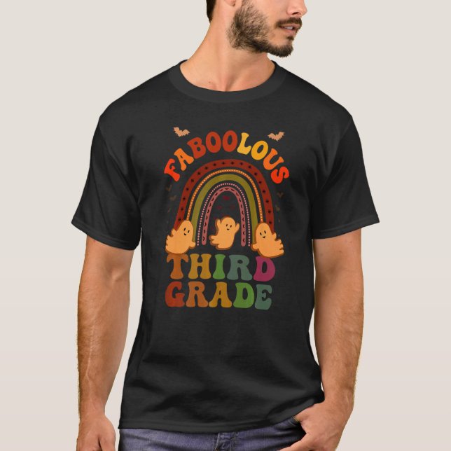 Groovy FABOLOUS 3RD KLASS TEACHER-kostym Detta är T Shirt (Framsida)