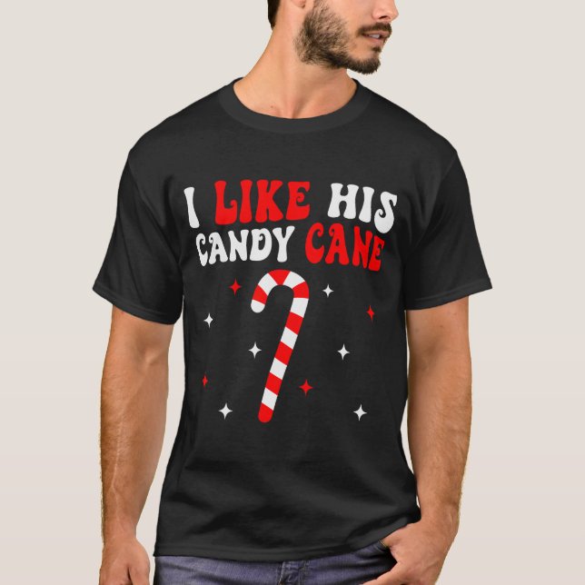 Groovy Family Christmas Couple Matching Funny Tee  (Framsida)