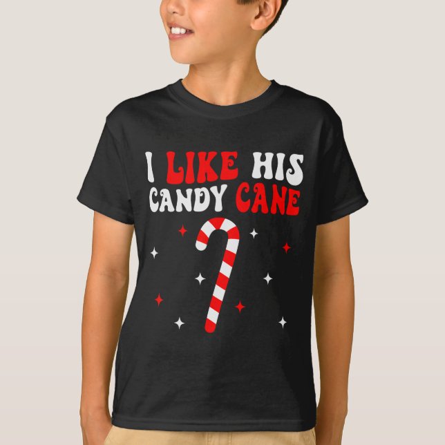 Groovy Family Christmas Couple Matching Funny Tee  (Framsida)