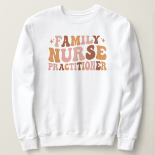 Groovy Family Nurse Practitioner Apprecition FNP T Shirt