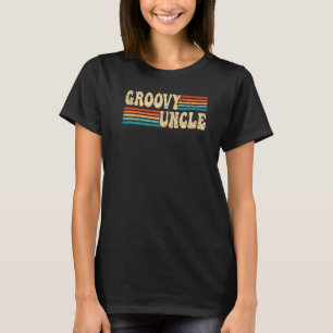 Groovy Farbror 70-tals Estetik Nostalgi 1970-tal R T Shirt