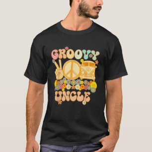 Groovy farbror Retro Matching Family Baby Shower T Shirt