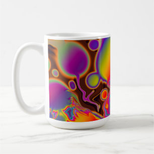 Groovy Färg Burst Kaffemugg