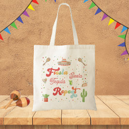 Groovy Fiesta Siesta Tequila Repeat Bachelorette Tygkasse