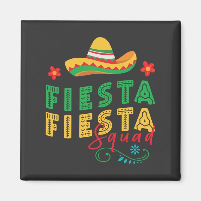 Groovy Fiesta Squad Magnet (Framsidan)
