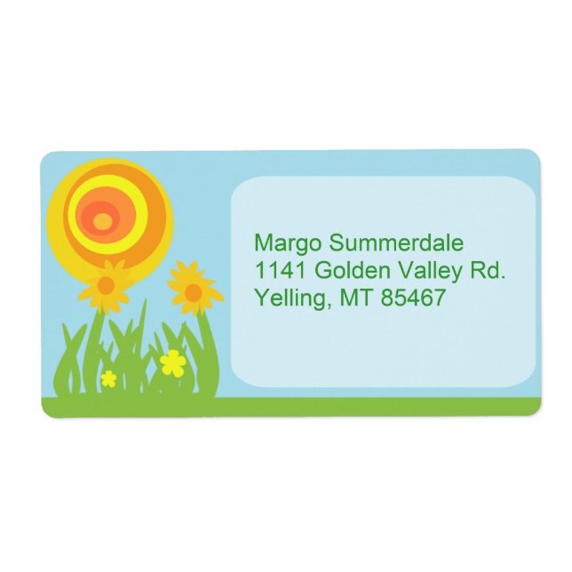 Groovy Flower Fraktsedel (Framsidan)