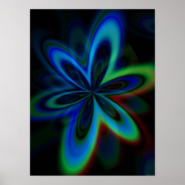 Groovy Flower Poster (Framsidan)