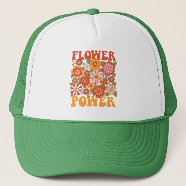 Groovy Flower Power Graphic Keps (Framsida)