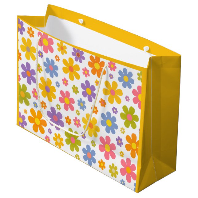 Groovy Flower Power (Gul) (Framsidan Vinklad)
