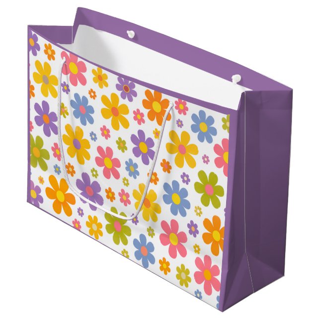 Groovy Flower Power (Lila) (Framsidan Vinklad)