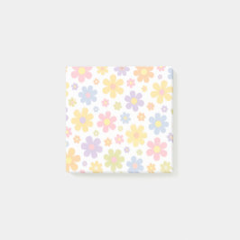 Groovy Flower Power Post-it Block