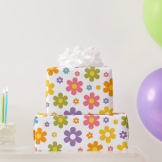 Groovy Flower Power Presentpapper