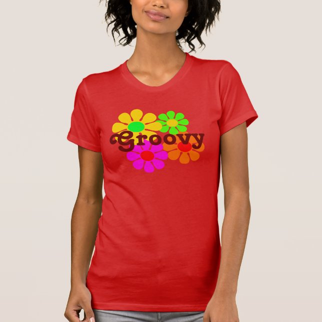 Groovy Flower Shirt Tee (Framsida)