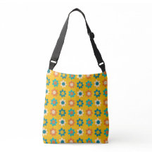 Groovy Flower Smiley Justable Strap Tool Bag