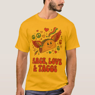 Groovy Flying Angel Taco T Shirt