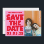 Groovy Fold Grönt Rosa Red Funky Spara datum Spara Datumet<br><div class="desc">Groovy Fold Grönt Rosa Red Funky Spara datum</div>