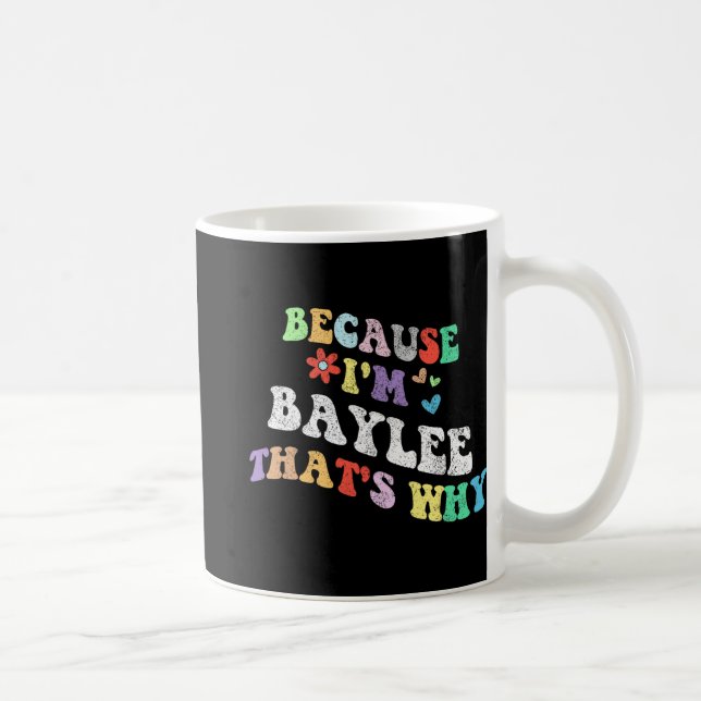 Groovy för att jag Baylee vet varför Anpassningsba Kaffemugg (Höger)