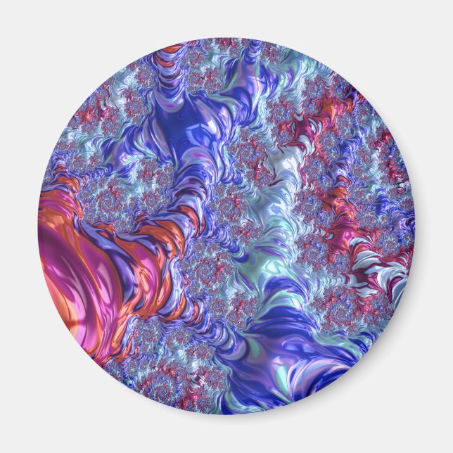 Groovy Fractal Magnet (Framsidan)