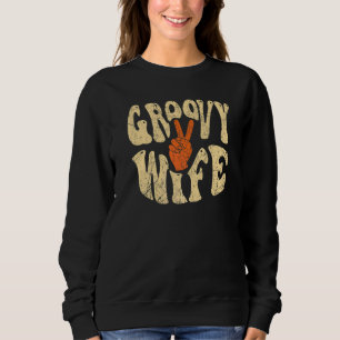 Groovy fru 70-talets estetik Nostalgi 1970-talet R T Shirt