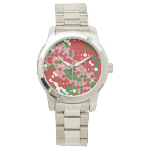 Groovy Funky Mod Retro Julmönster Armbandsur