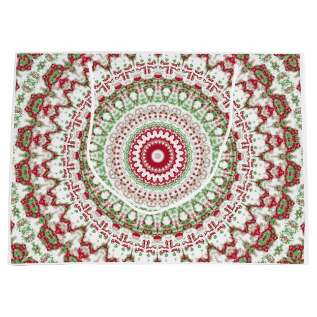 Groovy Funky Tie Dye Jul Boho Hippie Mandala (Framsidan)