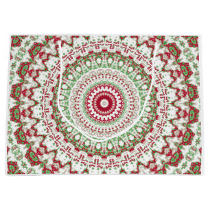 Groovy Funky Tie Dye jul Boho Hippie Mandala