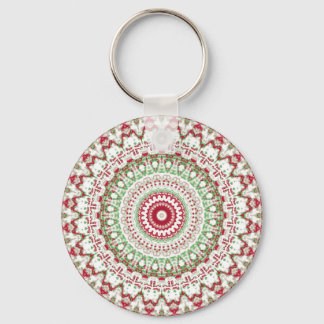 Groovy Funky Tie Dye Jul Boho Hippie Mandala Nyckelring