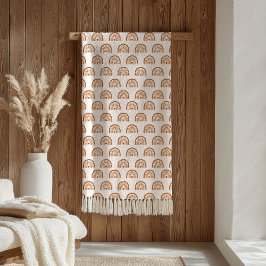 Groovy Garden Blanket Terracotta Copper Style Fleecefilt