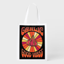 Groovy Garlic Good Vibes återanvändbar behållare