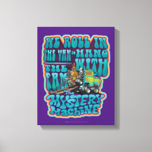 Groovy gåtamaskin grafiska Fam Canvastryck