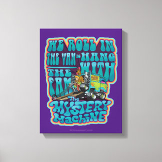 Groovy gåtamaskin grafiska Fam Canvastryck