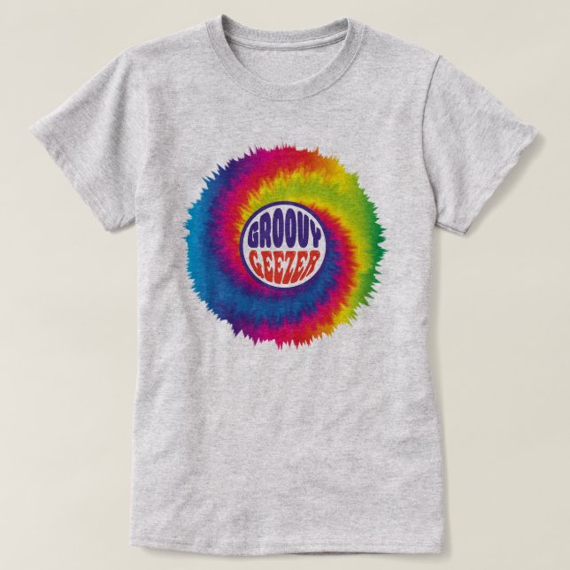 Groovy geezer boomer hippie 60-talets slips t shirt (Design framsida)