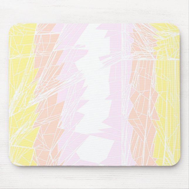 Groovy Geometrisk Abstrakt Pangender Pride Flagga Musmatta (Framsidan)