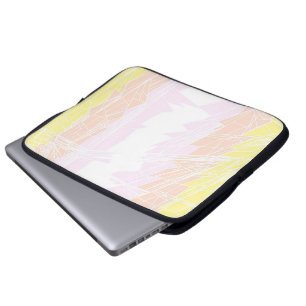 Groovy Geometrisk Abstrakt Pangender Stolthetsflag Laptop Fodral