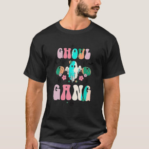 Groovy Ghoul Gang Cute Ghost Pumpkin Funny Hallowe T Shirt