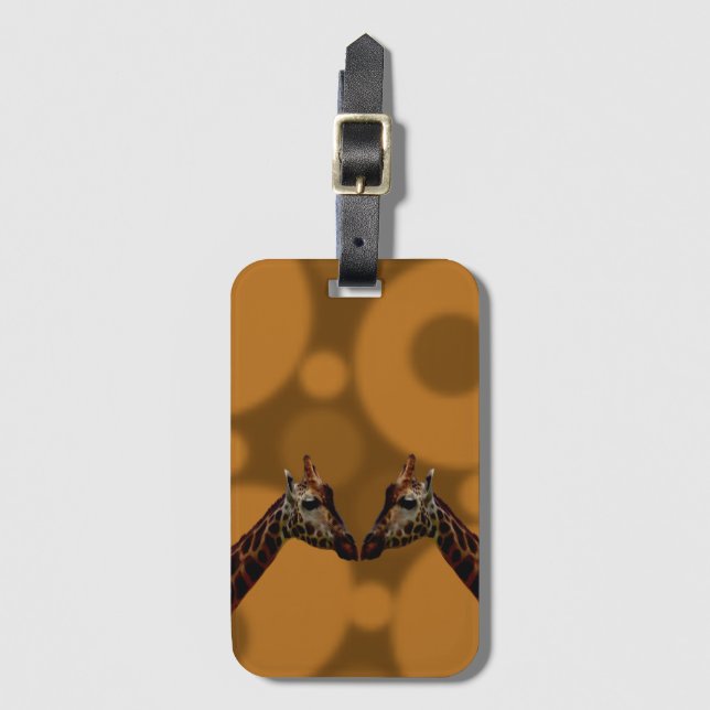 Groovy Giraffe A Go, Bagagebricka (Framsida vertikal)