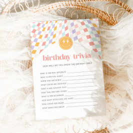 Groovy Girl's Birthday Trivia Game