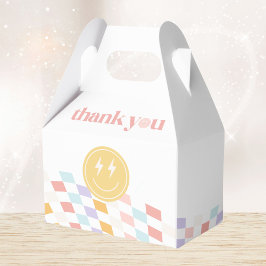 Groovy Girl's Pastel Checkered Retro Presentaskar