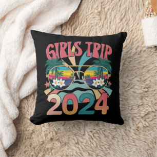 Groovy Girls Trip 2024 Helg Sommar Strand  Kudde