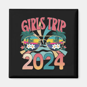 Groovy Girls Trip 2024 Helg Sommar Strand Magnet