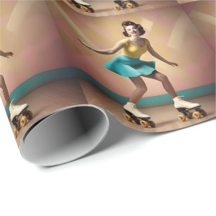 "Groovy Glide: Retro Rhythms on Skate Hjul" Presentpapper
