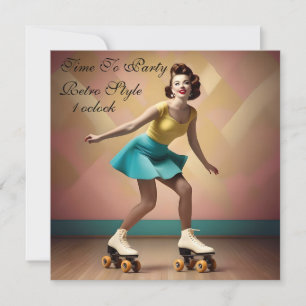 "Groovy Glide: Retro Rhythms on Skate Hjul" Spara Datumet