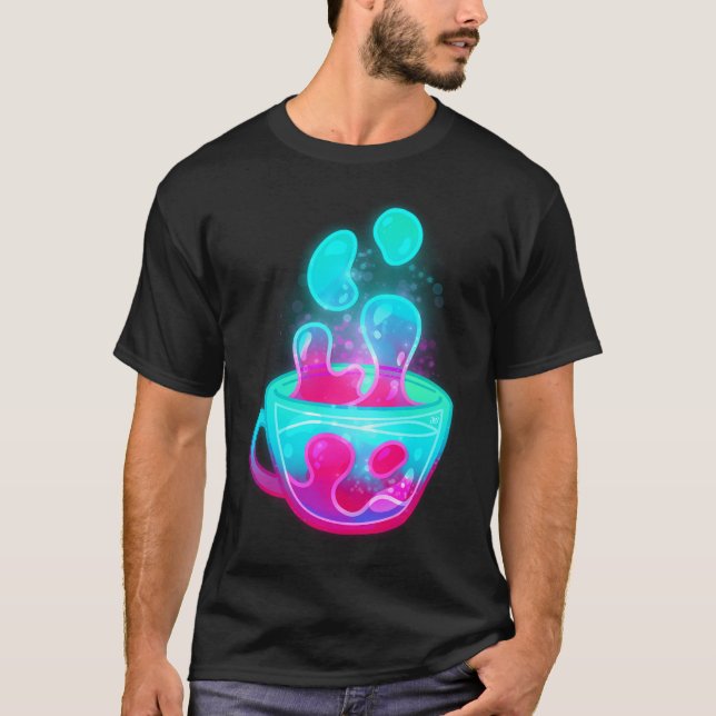Groovy Glitter Tekopp T Shirt (Framsida)