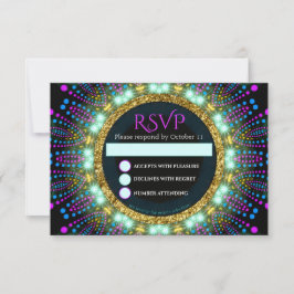 Groovy Glow Blacklight Bat mitzvah OSA kort