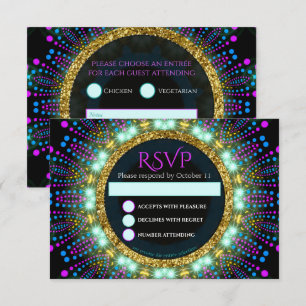 Groovy Glow Blacklight Bat mitzvah OSA kort