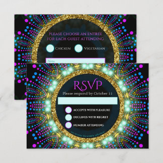 Groovy Glow Blacklight Bat mitzvah OSA kort