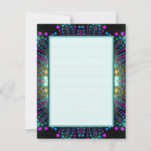 Groovy Glow Blacklight Bat mitzvah Tack V2 Kort