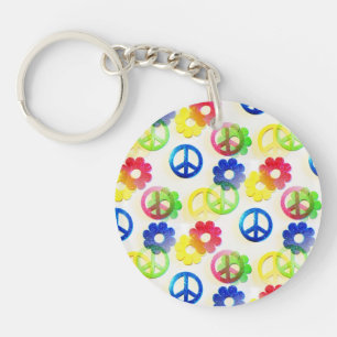 Groovy gnistra för Hippiefredssymbolerflower power