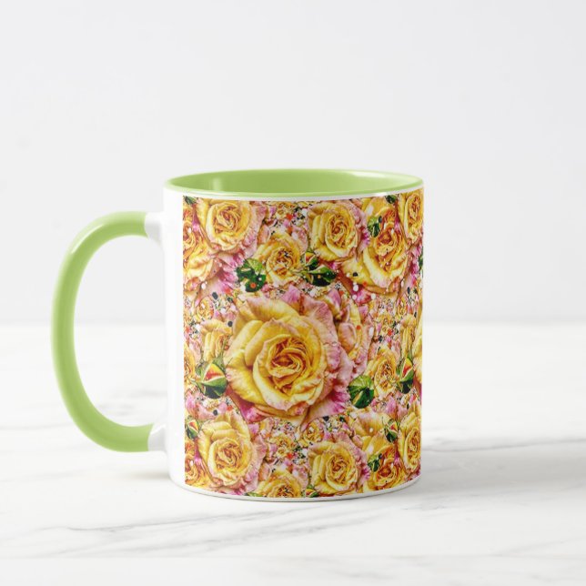 Groovy Golden Rose Opulence: Mugg (Vänster)