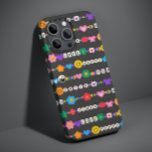 Groovy Good Vibes Kärlek Smile Retro Pärlor<br><div class="desc">Groovy Good Vibes Kärlek Smile Retro Pärlor iPhone-väskor har en mängd olika vänskap pärlor med text som kärlek,  fred,  lycklig,  leende,  bra vibes och accentuerade med blommor,  fjärilar,  hjärta,  stjärnor,  yin och yang ljusa färger. Perfekt ger till jul,  födelsedag,  bästa vänner,  systrar med mera. Designad av ©Evco Studio www.zazzle.com/store/evcostudio</div>